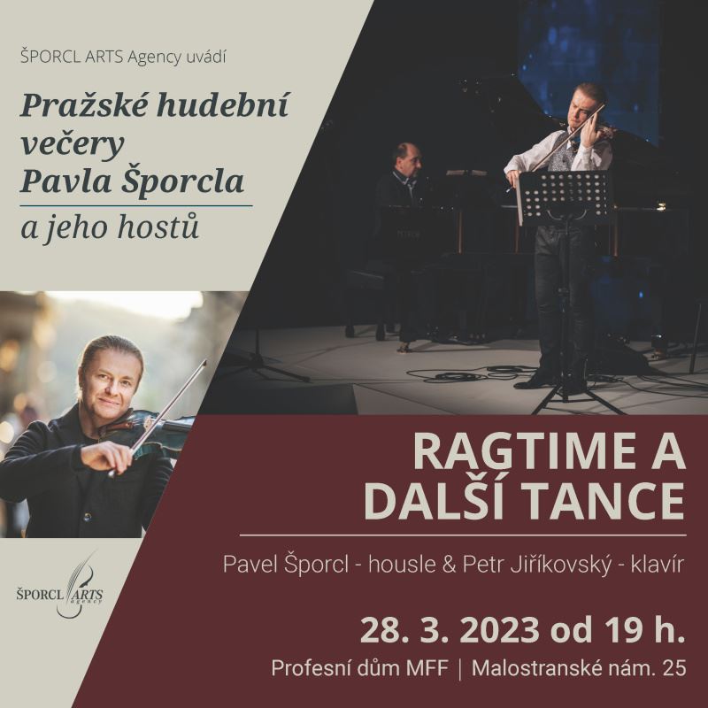 PRAŽSKÉ HUDEBNÍ VEČERY - Ragtime a další tance