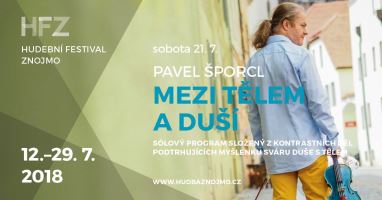 PAVEL ŠPORCL - PATRONEM 14. ROČNÍKU FESTIVALU HUDBA ZNOJMO